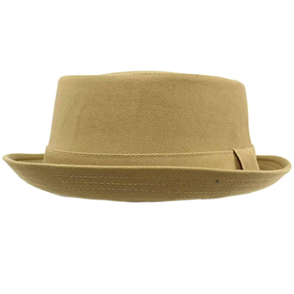 5695 Everyday Cotton All Season Porkpie Boater Derby Fedora Sun Hat L/XL